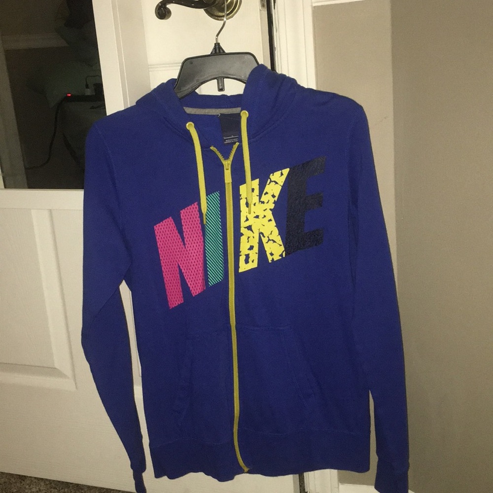 Blue nike hoodie